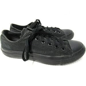 CONVERSE Chuck Taylor All Star Ox Black Monochrome Unisex Size 5 Men 7 Woman